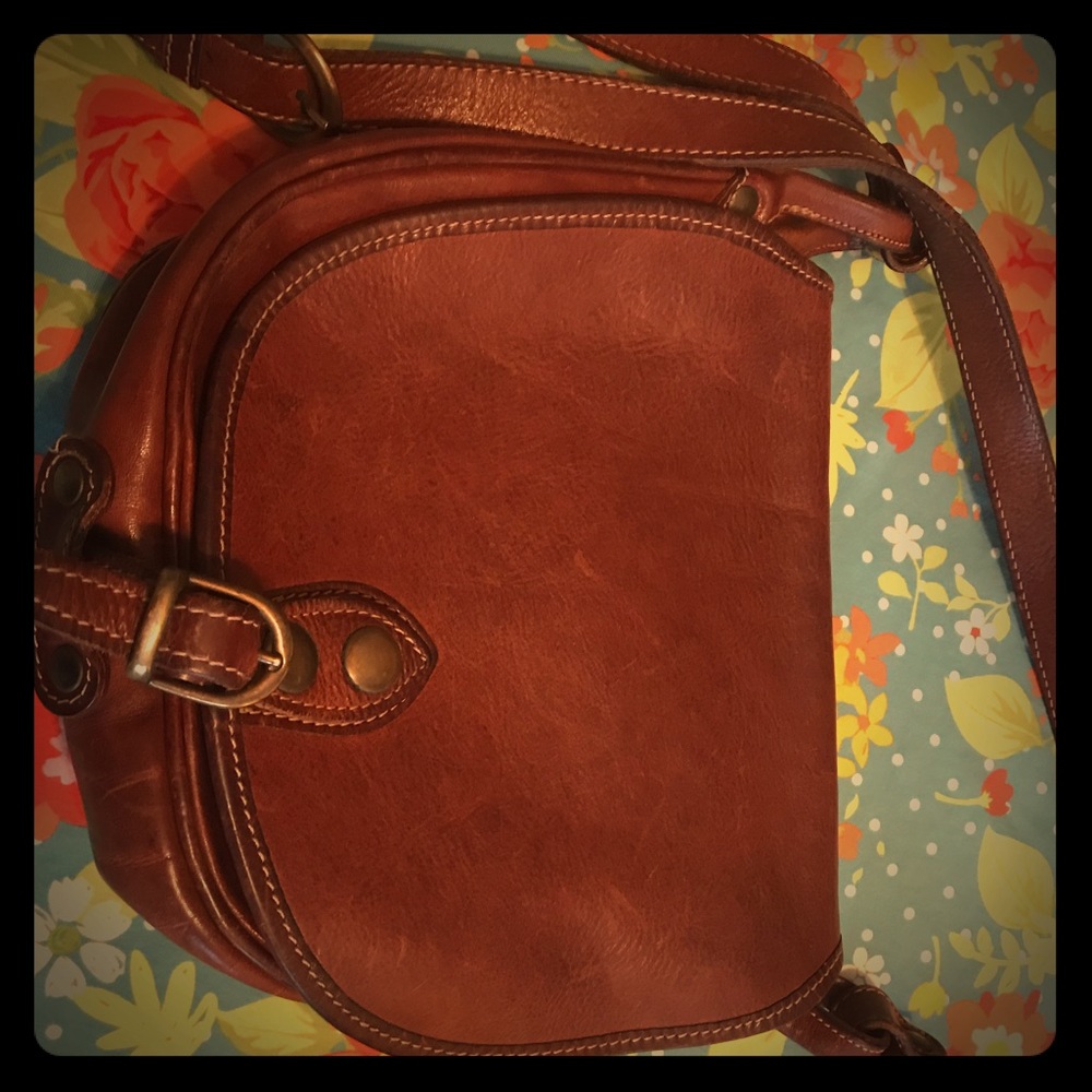 Vintage The J Peterman Company leather purse